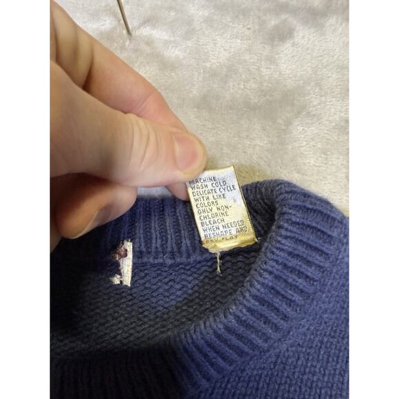 Vintage Kalvin Diamond Grandpa Golf Sweater Cable Knit Preppy Ireland Athleisure - Picture 5 of 12